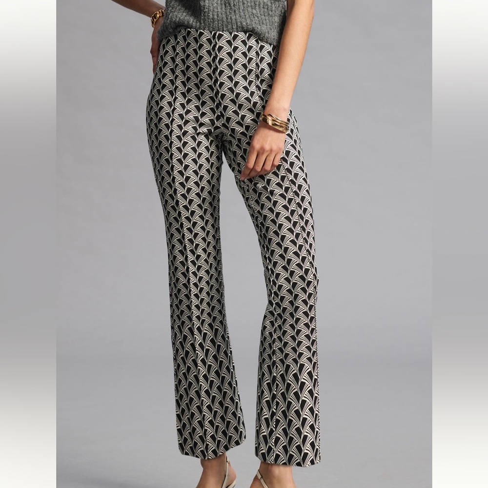 *Anthropologie The Margot Kick Flare Cropped Pants by Maeve